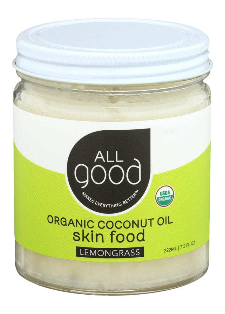 Elemental Herbs All Good Organic Coconut Oil Skin Food - 7.5 oz jar