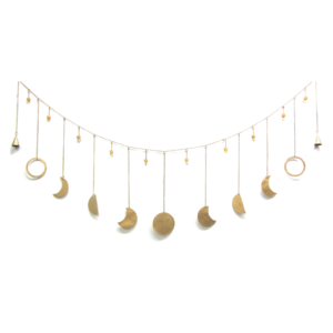 Recycled Metal Moon Phase Garland