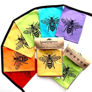 Honeybee Rainbow Flags